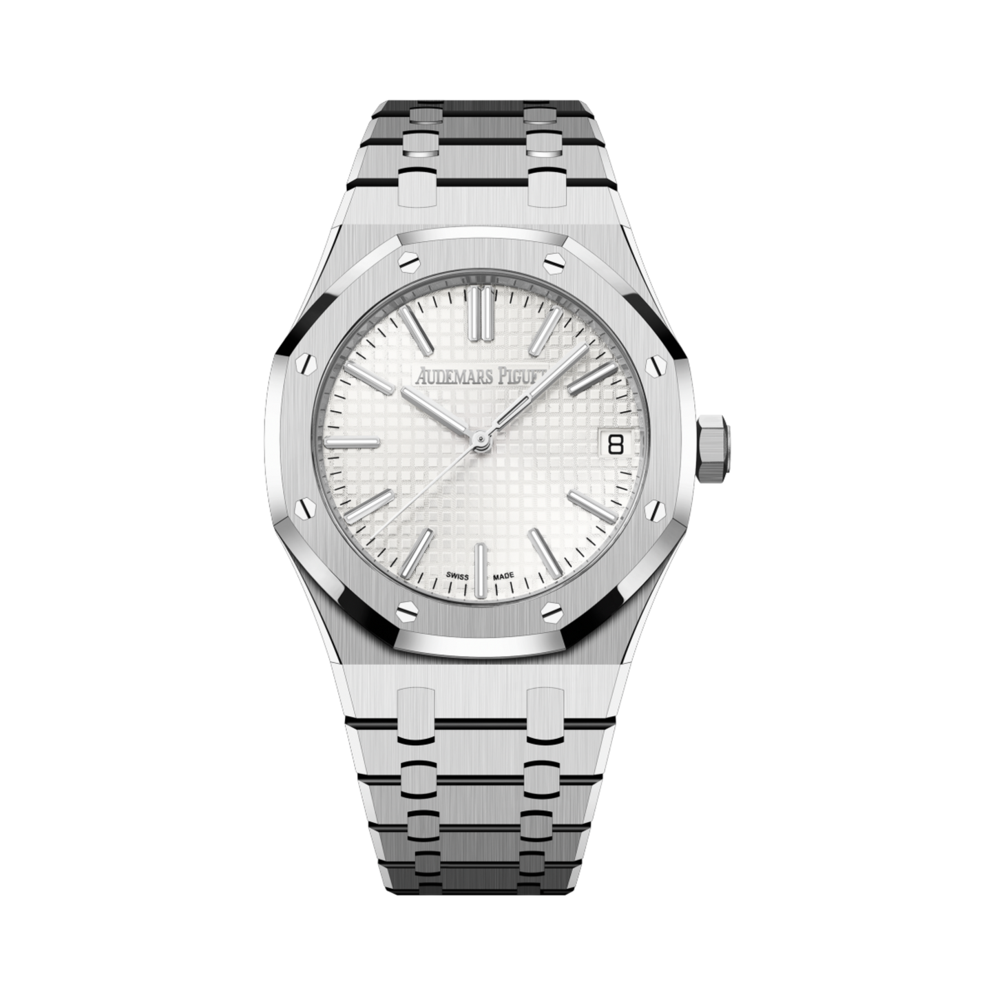 15510ST.OO.1320ST.08 Audemars Piguet Royal Oak White Dial 41mm
