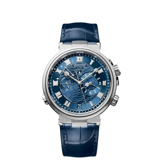 5547BB/Y2/9ZU Breguet Marine Alarme Musicale Blue Dial 40mm