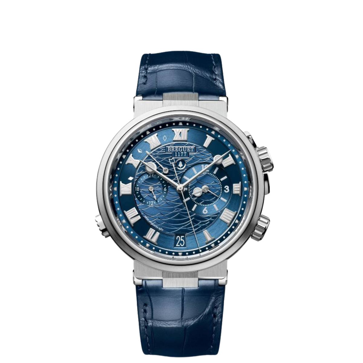 5547BB/Y2/9ZU Breguet Marine Alarme Musicale Blue Dial 40mm