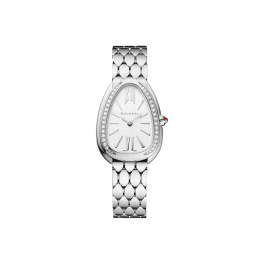 103361 Bulgari Serpenti Seduttori Diamonds White Dial 33mm