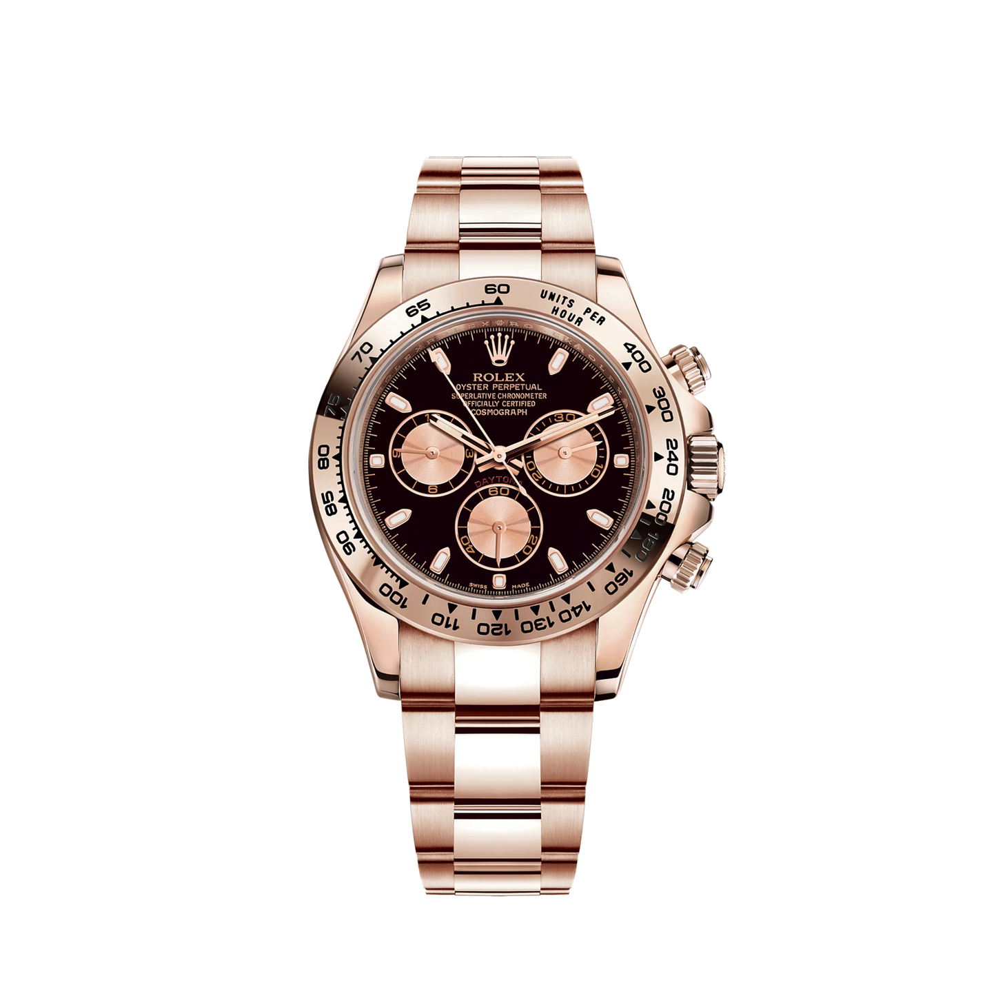 116505-0008 Rolex Cosmograph Daytona Black Dial 40mm