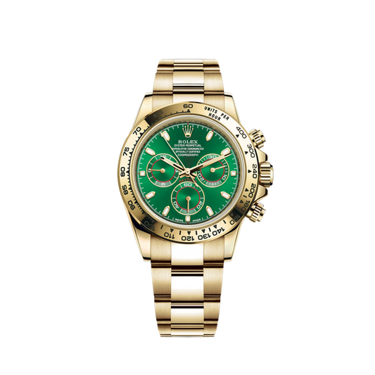 116508-0013 Rolex Cosmograph Daytona Green Dial 40mm