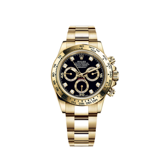 116508-0016 Rolex Cosmograph Daytona Diamonds Black Dial 40mm