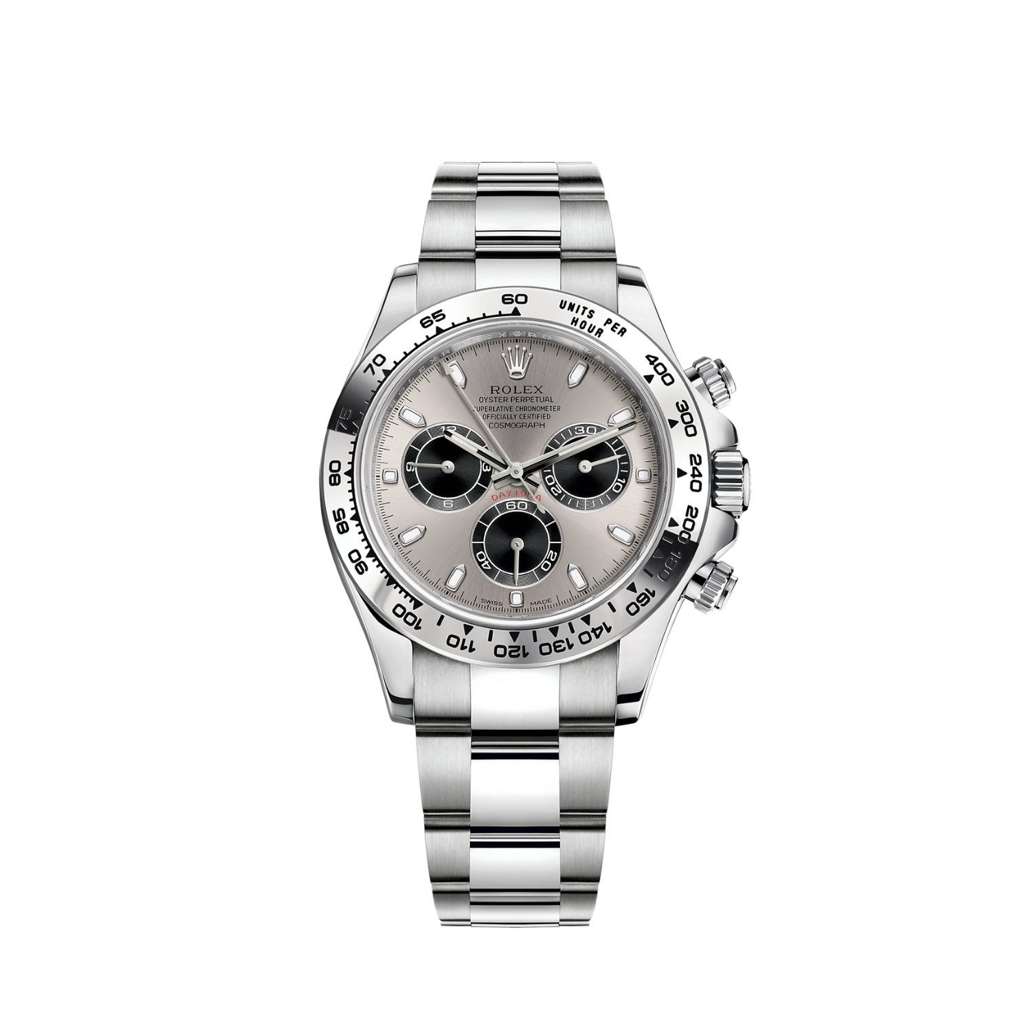 116509 0072 Rolex Cosmograph Daytona Grey Dial 40mm Legend