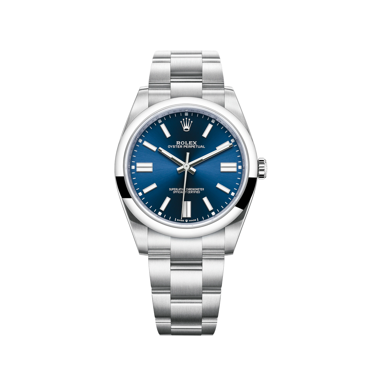 124300-0003 Rolex Oyster Perpetual Blue Dial 41mm