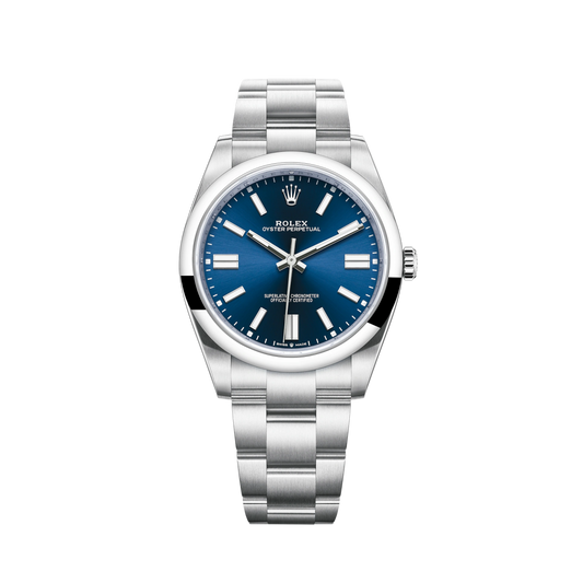 124300-0003 Rolex Oyster Perpetual Blue Dial 41mm
