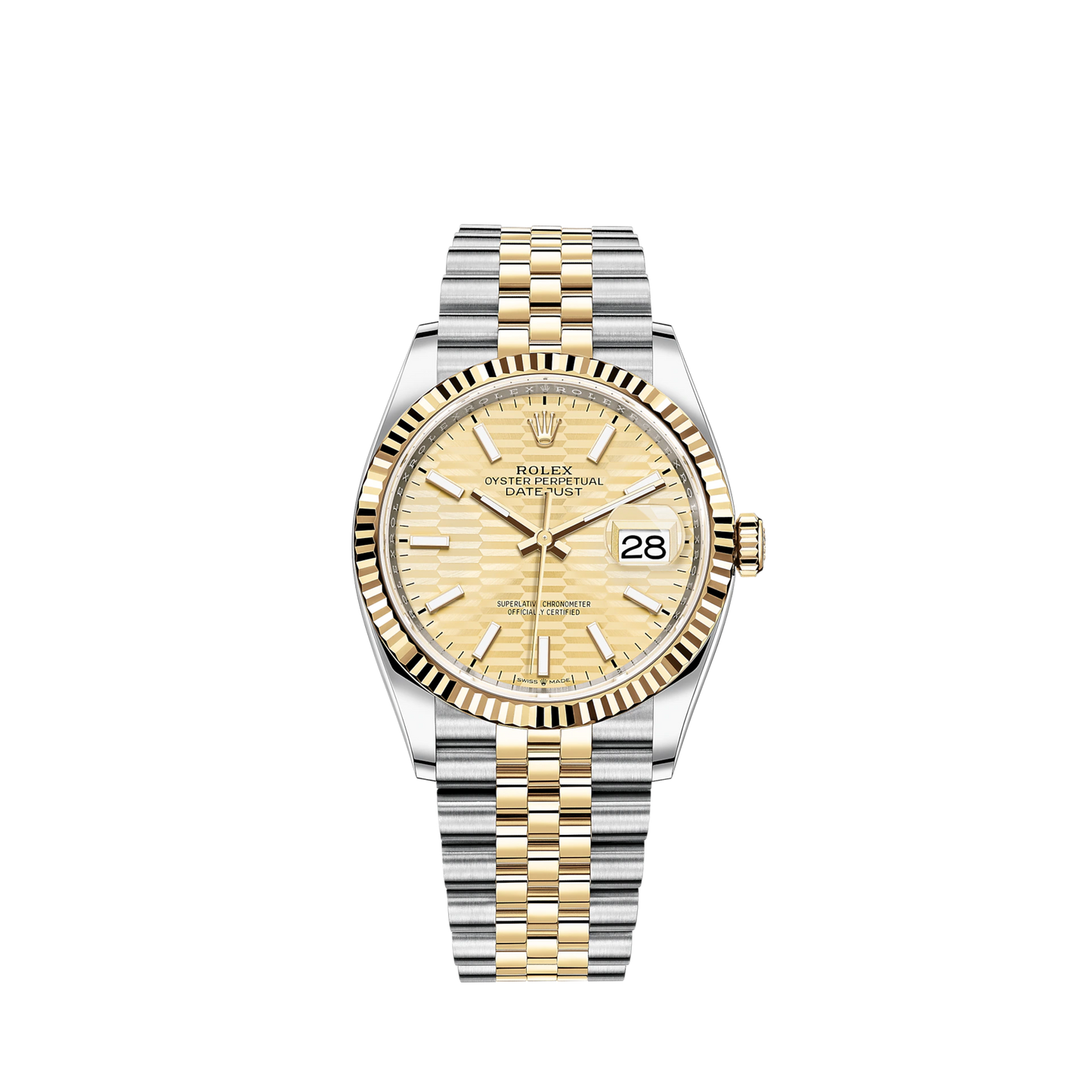 126233-0039 Rolex Datejust Jubilee Champ Dial 36mm