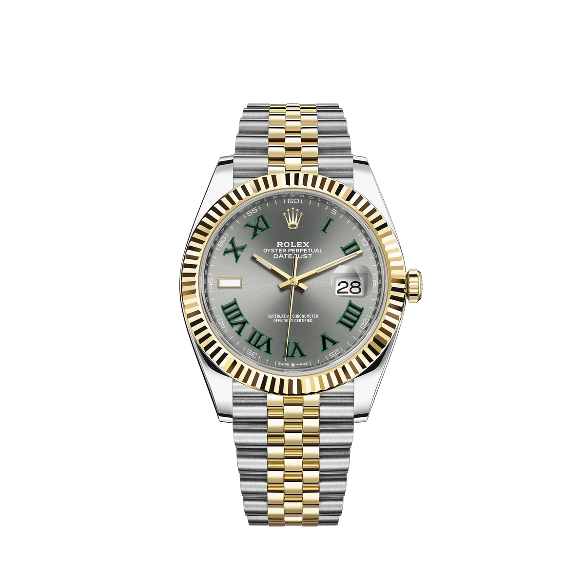 126333-0020 Rolex Datejust Jubilee Slate Dial 41mm