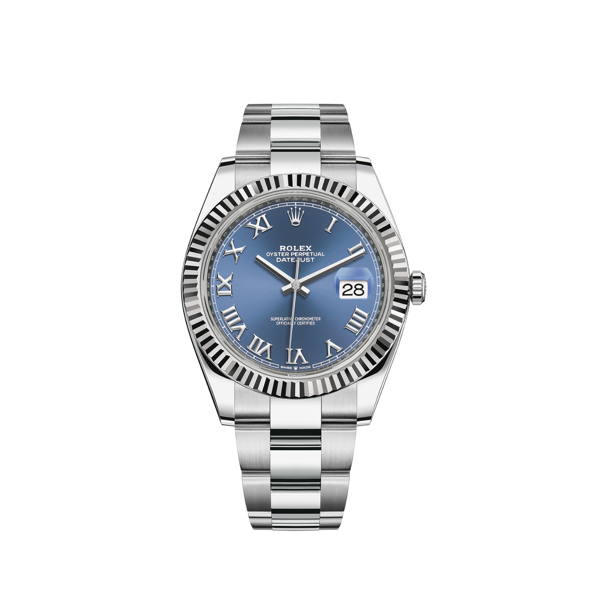 126334-0025 Rolex Datejust Blue Dial 41mm