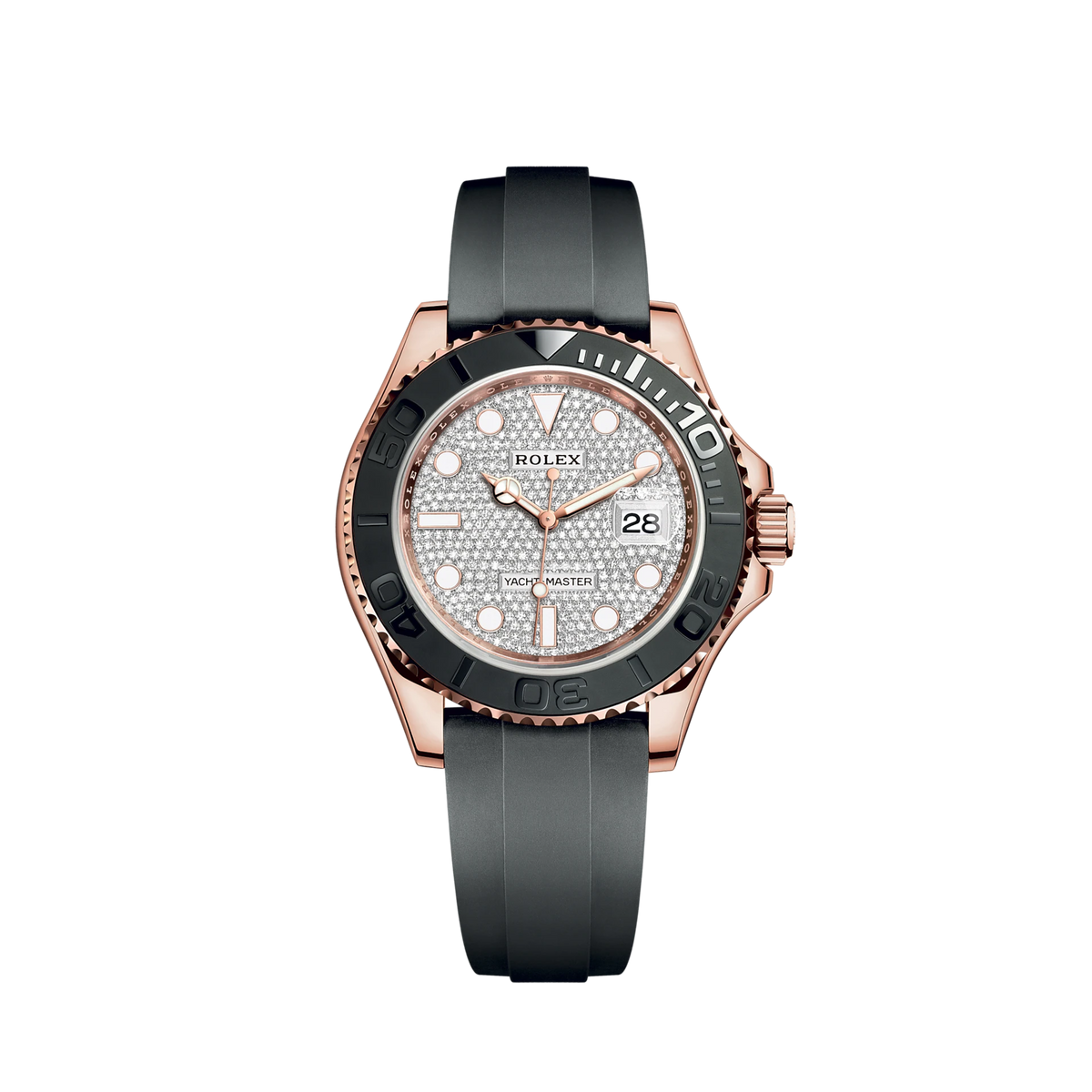 126655-0005 Rolex Yacht-Master Pave Dial 40mm