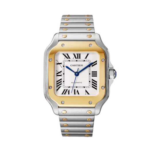 W2SA0016 Cartier Santos de White Dial 35mm