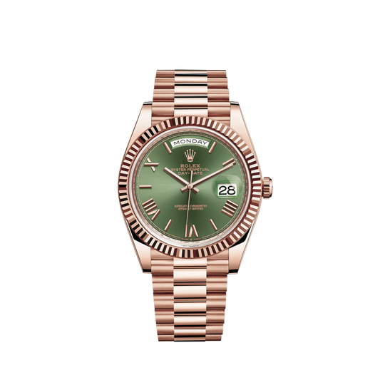 228235-0025 Rolex Day Date Green Dial 40mm