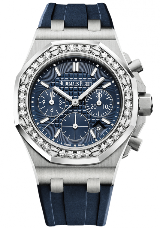 26231ST.ZZ.D027CA.01 Audemars Piguet Royal Oak Chronograph Blue Dial 37mm