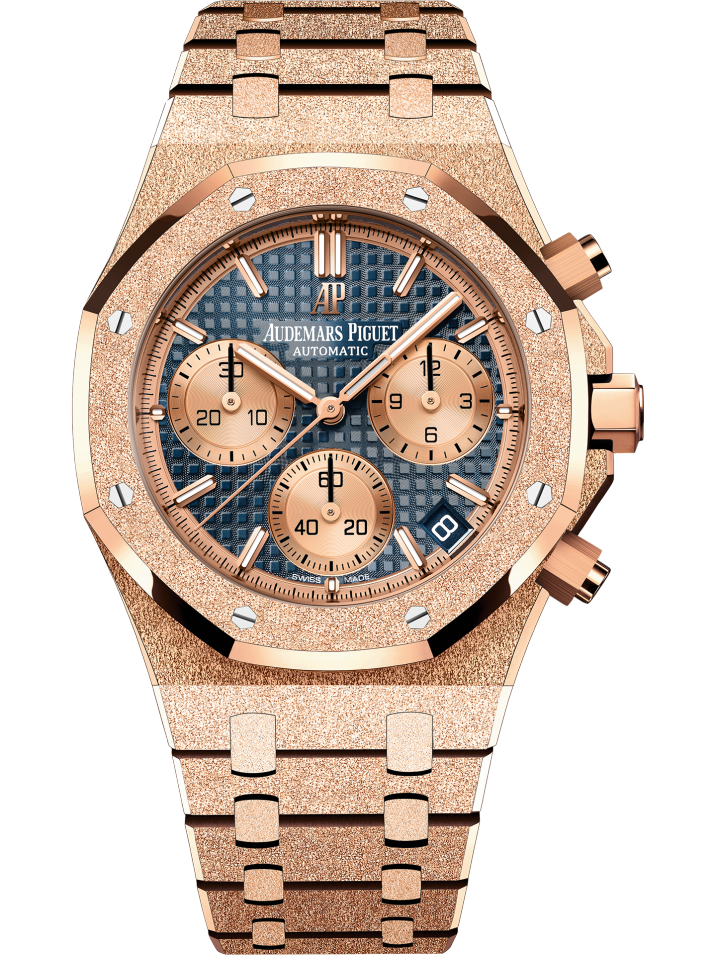 26239OR.GG.1224OR.01 Audemars Piguet Royal Oak Chronograph Blue Dial 41mm