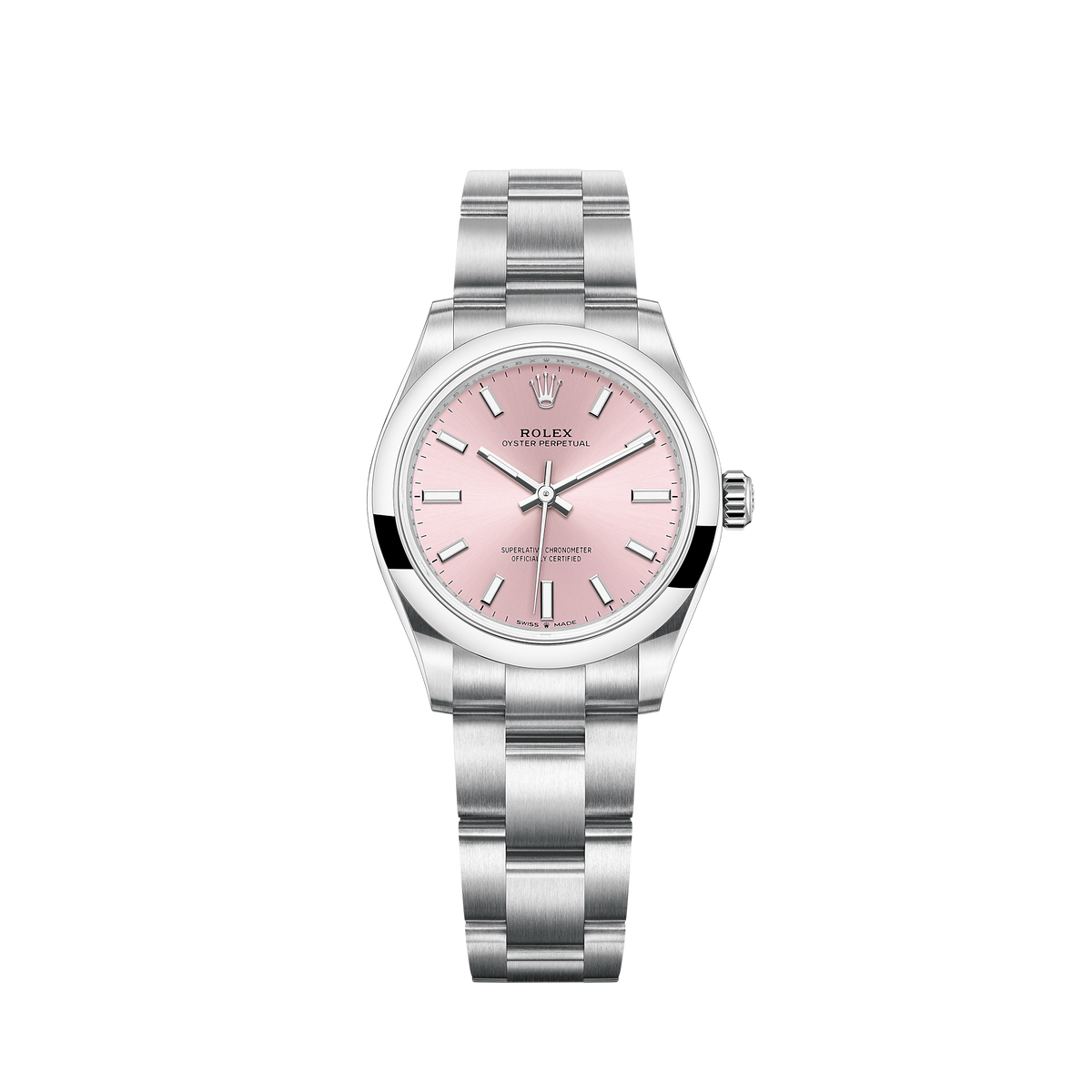 277200-0004 Rolex Oyster Perpetual Pink Dial 31 mm