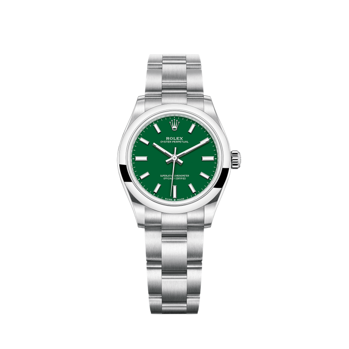 277200-0006 Rolex Oyster Perpetual Green Dial 31mm