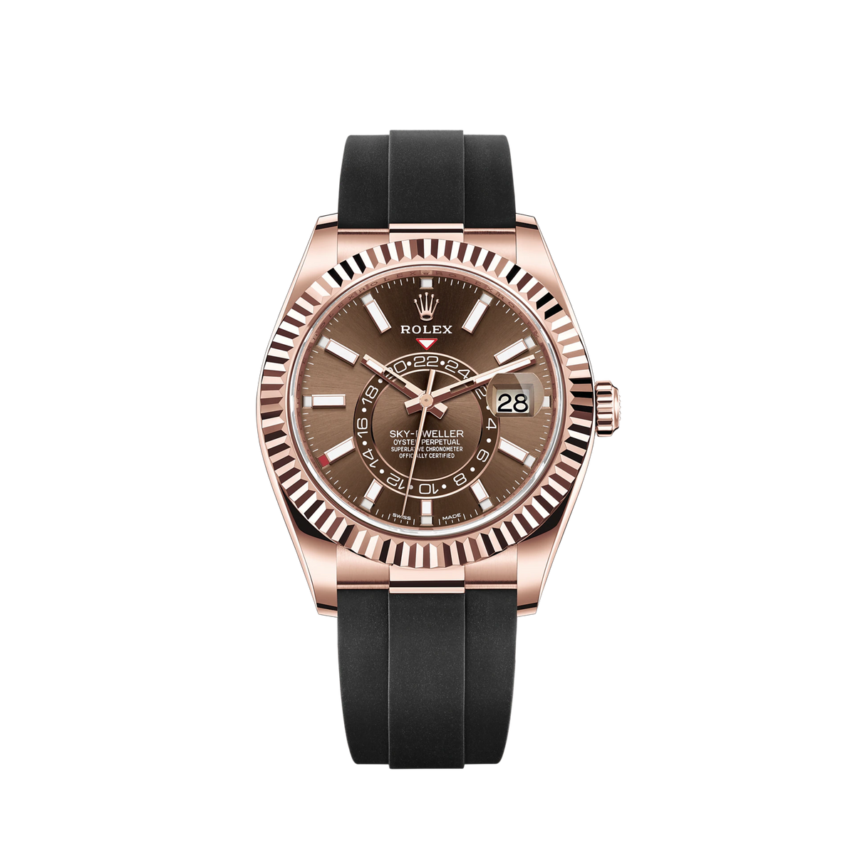 326235-0005 Rolex Sky-Dweller Brown Dial 42mm