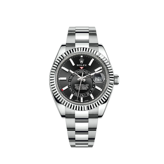 326934-0005 Rolex Sky-Dweller Oyster Black Dial 42mm