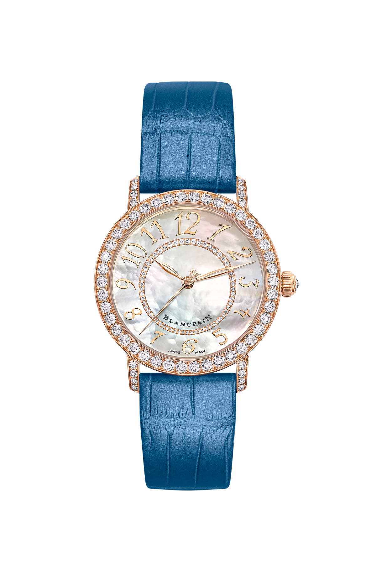 3660-2954-O55A Blancpain Ladybird Colors Automatic Diamonds 34.9MM