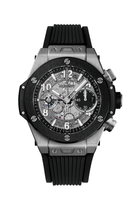 441.NM.1171.RX Hublot Big Bang Unico Titanium Ceramic Matte Black Dial 42mm