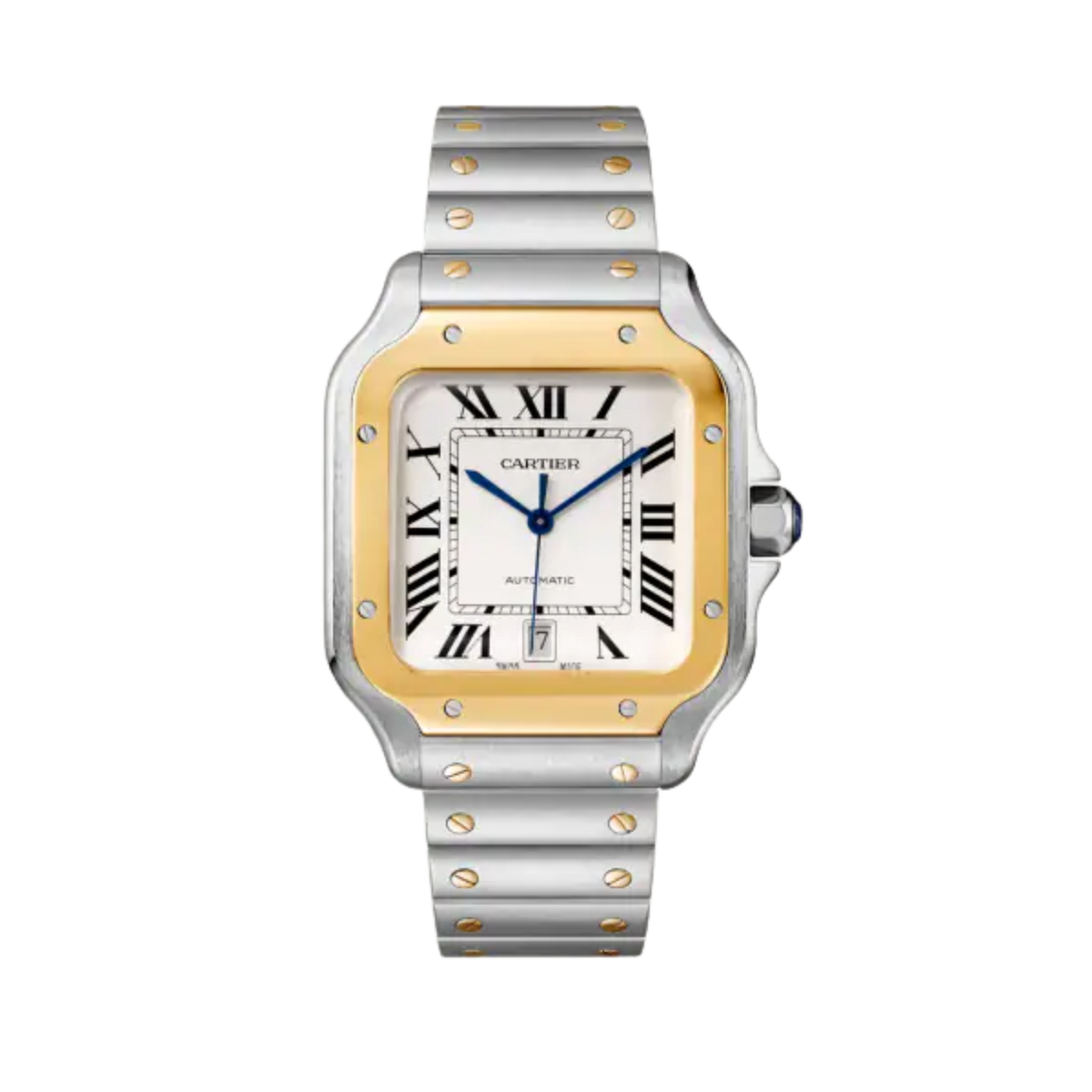 W2SA0009 Cartier Santos de Cartier White Dial 39.8mm