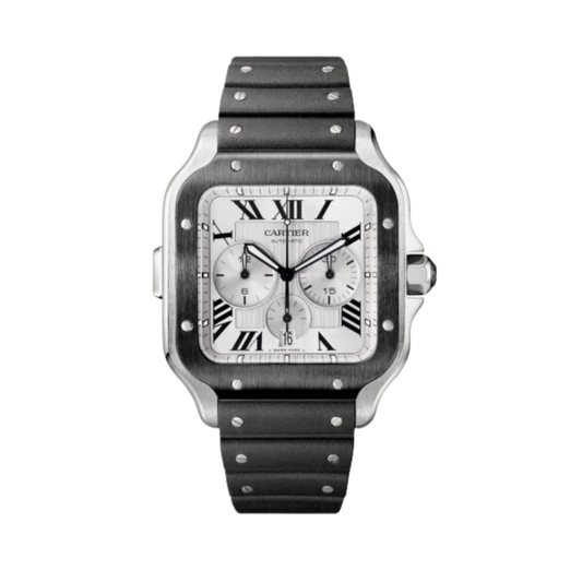 WSSA0017 Cartier Santos de Cartier White Dial 43mm