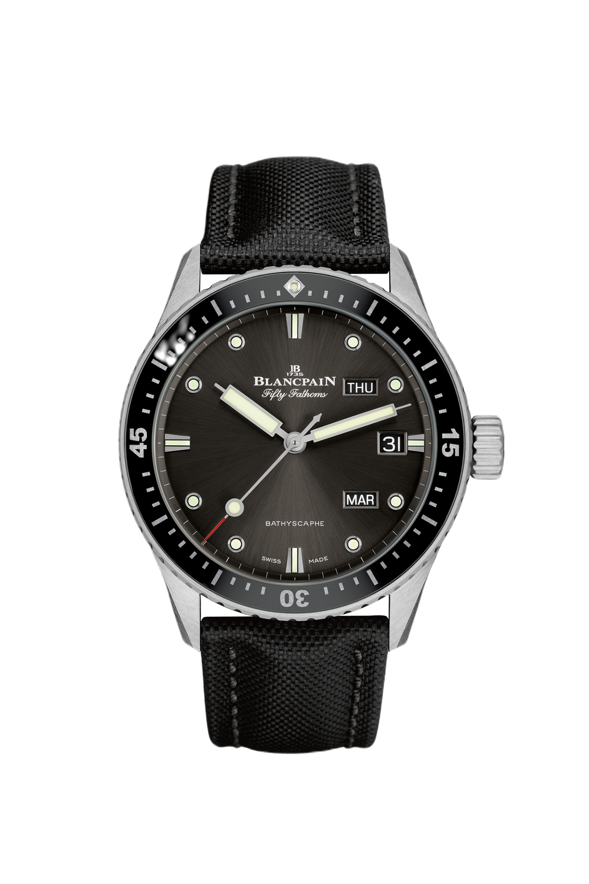 5071-1110-B52A Blancpain Fifty Fathoms Bathyscaphe Quantième Annuel 43mm
