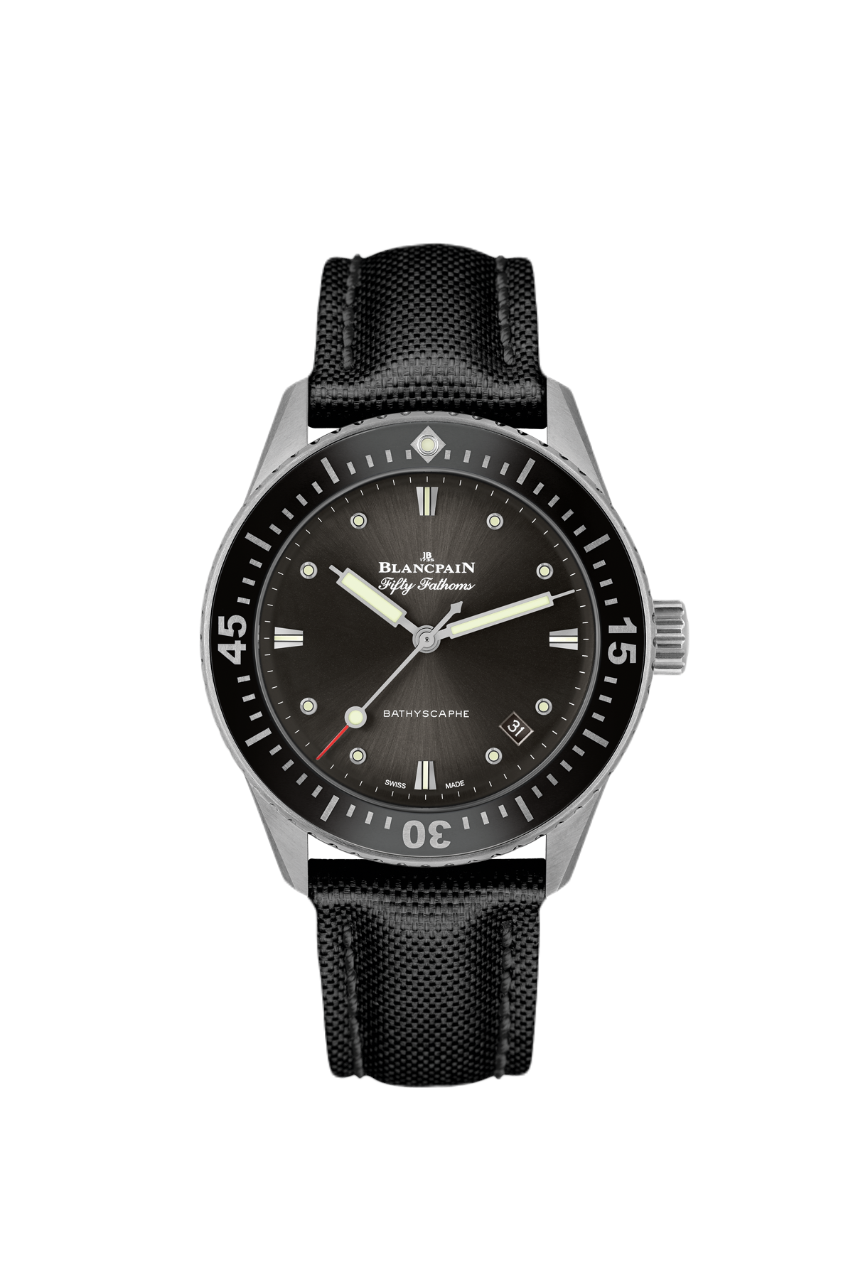 5100B-1110-B52A Blancpain Fifty Fathoms Bathyscaphe 38mm