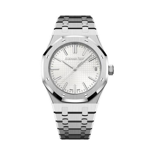 15510ST.OO.1320ST.08 Audemars Piguet Royal Oak White Dial 41mm