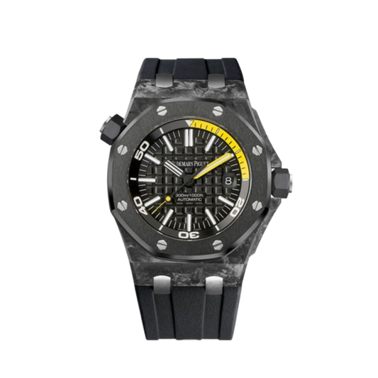 15706AU.OO.A002CA.01 Audemars Piguet Royal Oak Offshore Diver Black Dial 42mm (Pre-Owned)