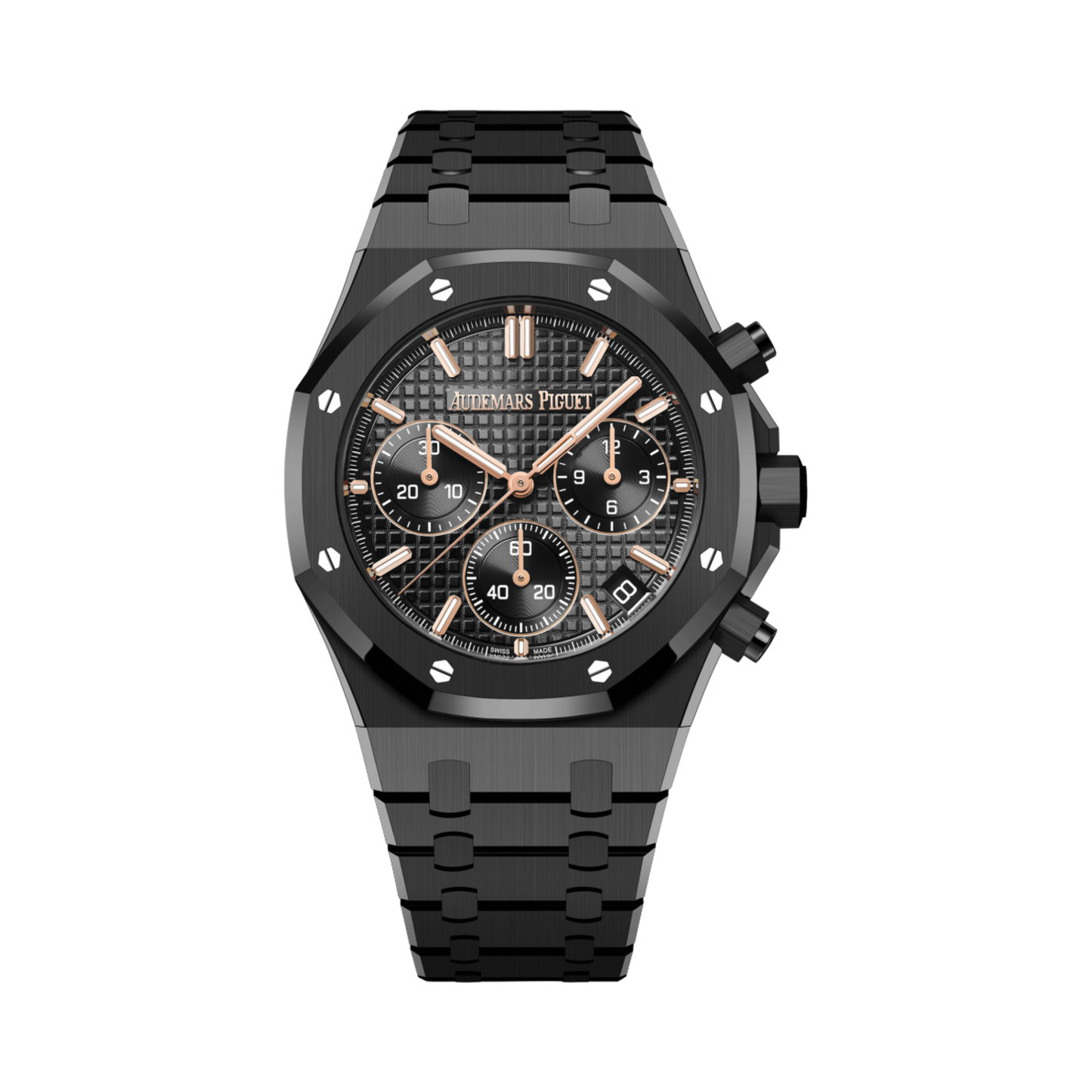 26240CE.OO.1225CE.02 Audemars Piguet Royal Oak Selfwinding Chronograph All Black 41mm