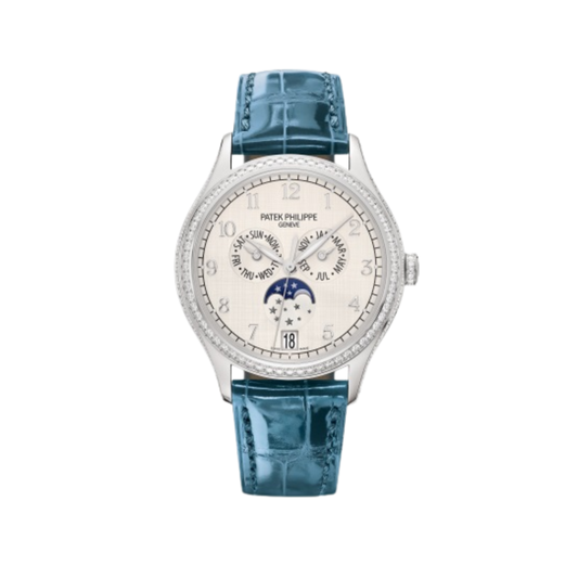 4947G-010 Patek Philippe Complications Annual Calendar Moon phases White Dial 38mm
