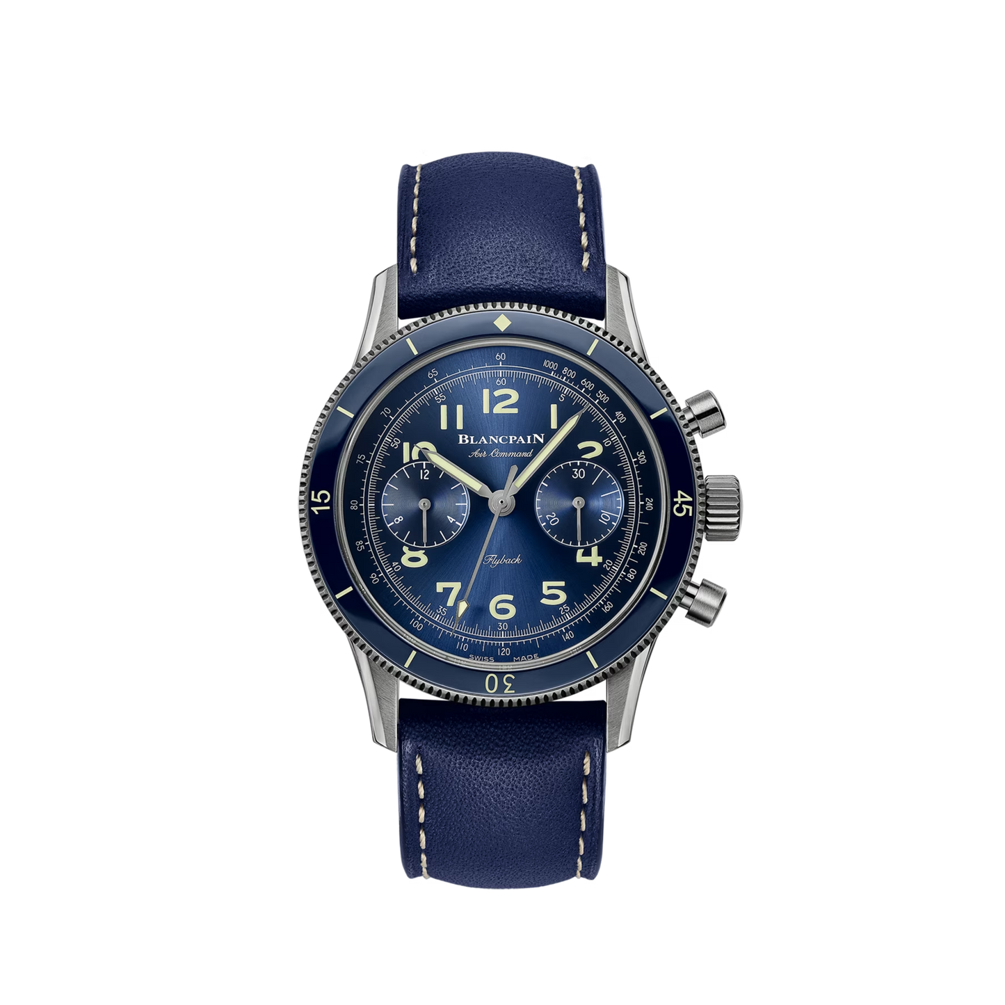 AC02-12B40-63B Blancpain Air Command Blue Dial 43mm