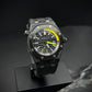 15706AU.OO.A002CA.01 Audemars Piguet royal oak offshore diver black dial with “Méga Tapisserie” pattern 42mm (Pre-Owned)