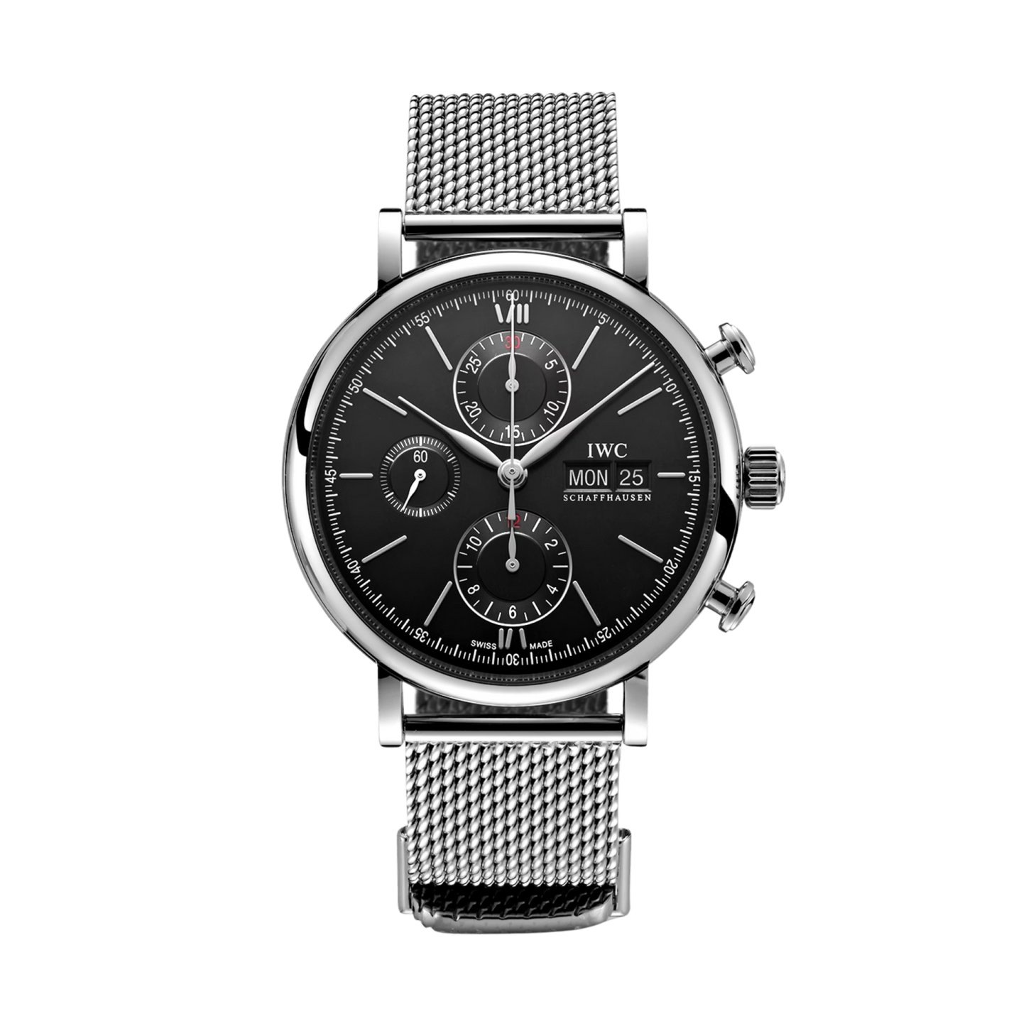 IW391030 IWC Portofino Chronograph Black Dial 42mm