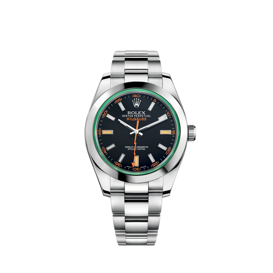 116400GV-0001 Rolex Milgauss Black Dial 40mm
