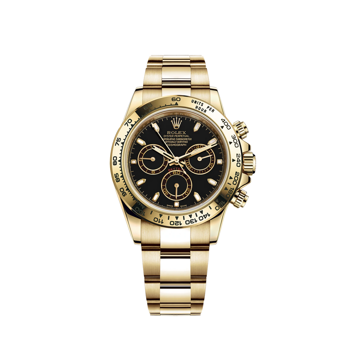 116508-0004 Rolex Cosmograph Daytona Black Dial 40mm