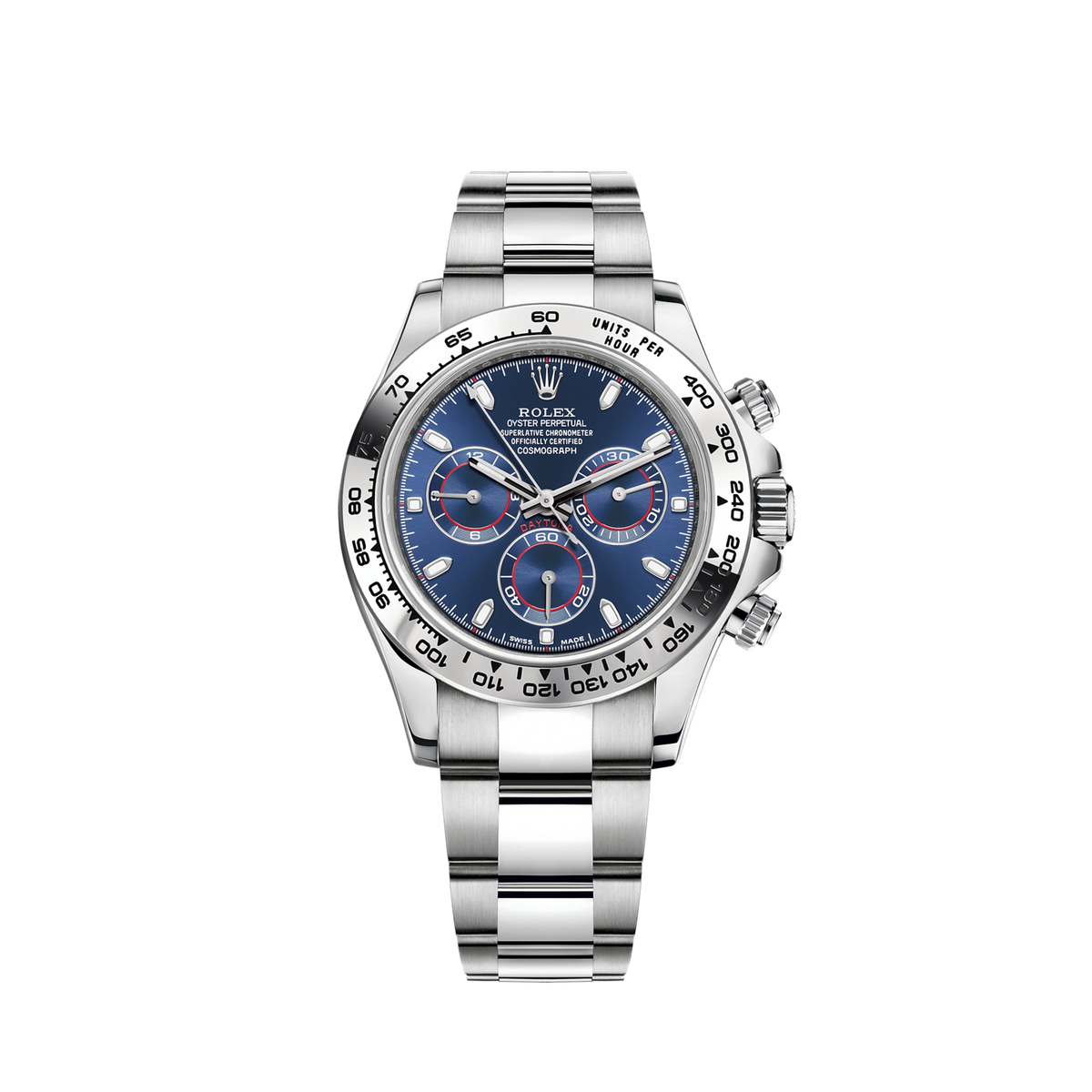 116509-0071 Rolex Cosmograph Daytona Blue Dial 40mm