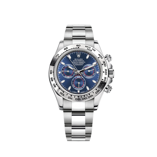 116509-0071 Rolex Cosmograph Daytona Blue Dial 40mm