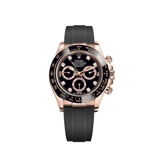 116515LN-0057 Rolex Cosmograph Daytona Diamonds Black Dial 40mm