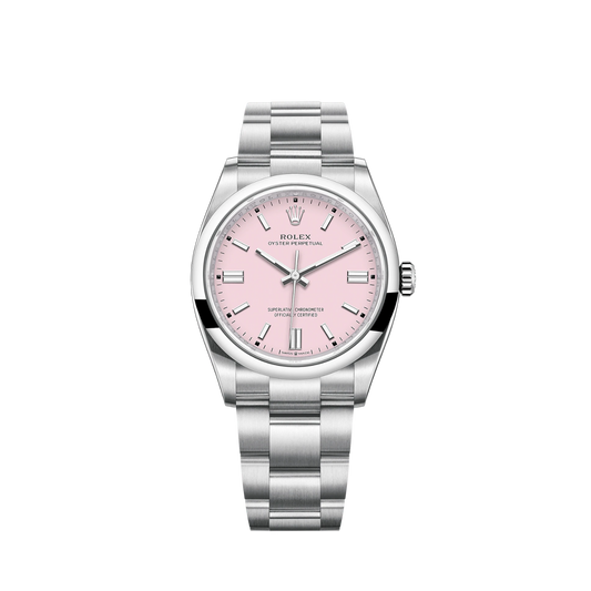 126000-0008 Rolex Oyster Perpetual Pink Dial 36mm