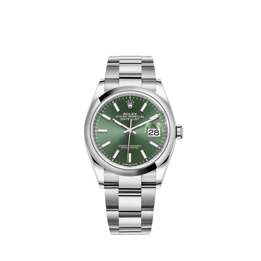 126200-0024 Rolex Datejust Oyster Green Dial 36mm