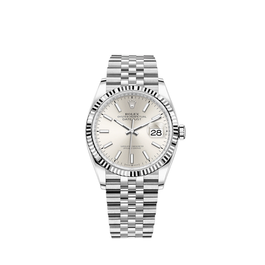 126234-0013 Rolex Datejust Jubilee Sliver Dial 36mm