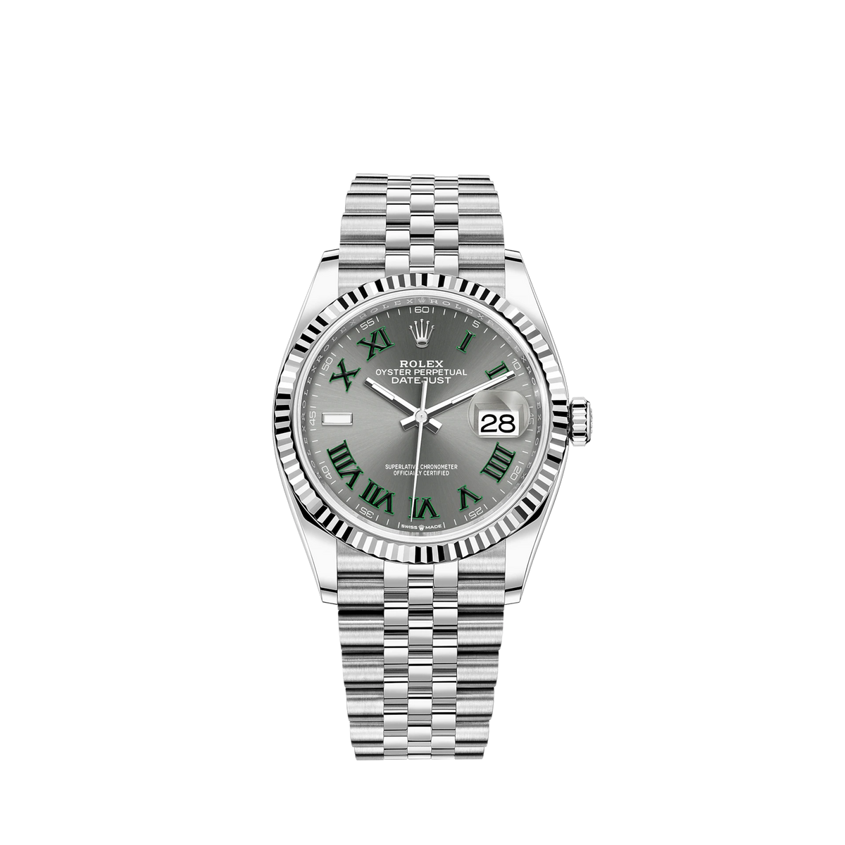 126234-0045 Rolex Datejust Jubilee Slate Dial 36mm