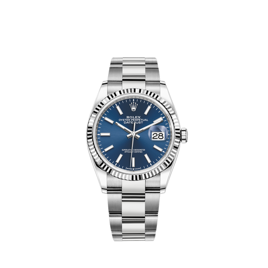 126234-0018 Rolex Datejust Oyster Blue Dial 36mm