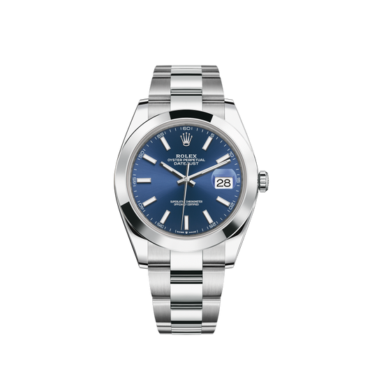 126300-0001 Rolex Datejust Oyster Blue Dial 41mm