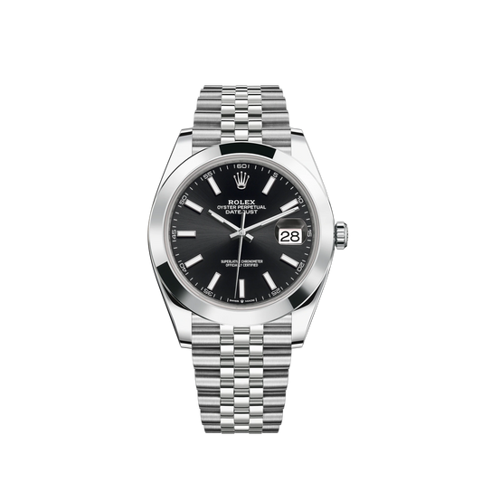 126300-0012 Rolex Datejust Jubilee Black Dial 41mm
