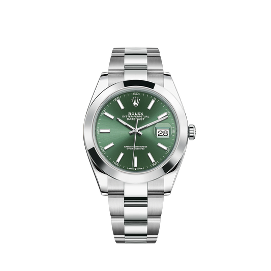 126300-0019 Rolex Datejust Oyster Green Dial 41mm