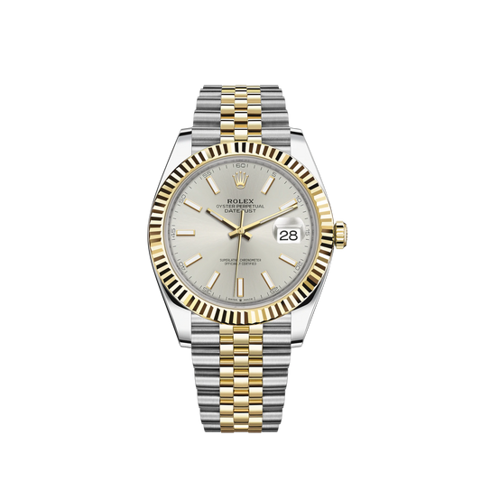 126333-0002 Rolex Datejust Jubilee Sliver Dial 41mm
