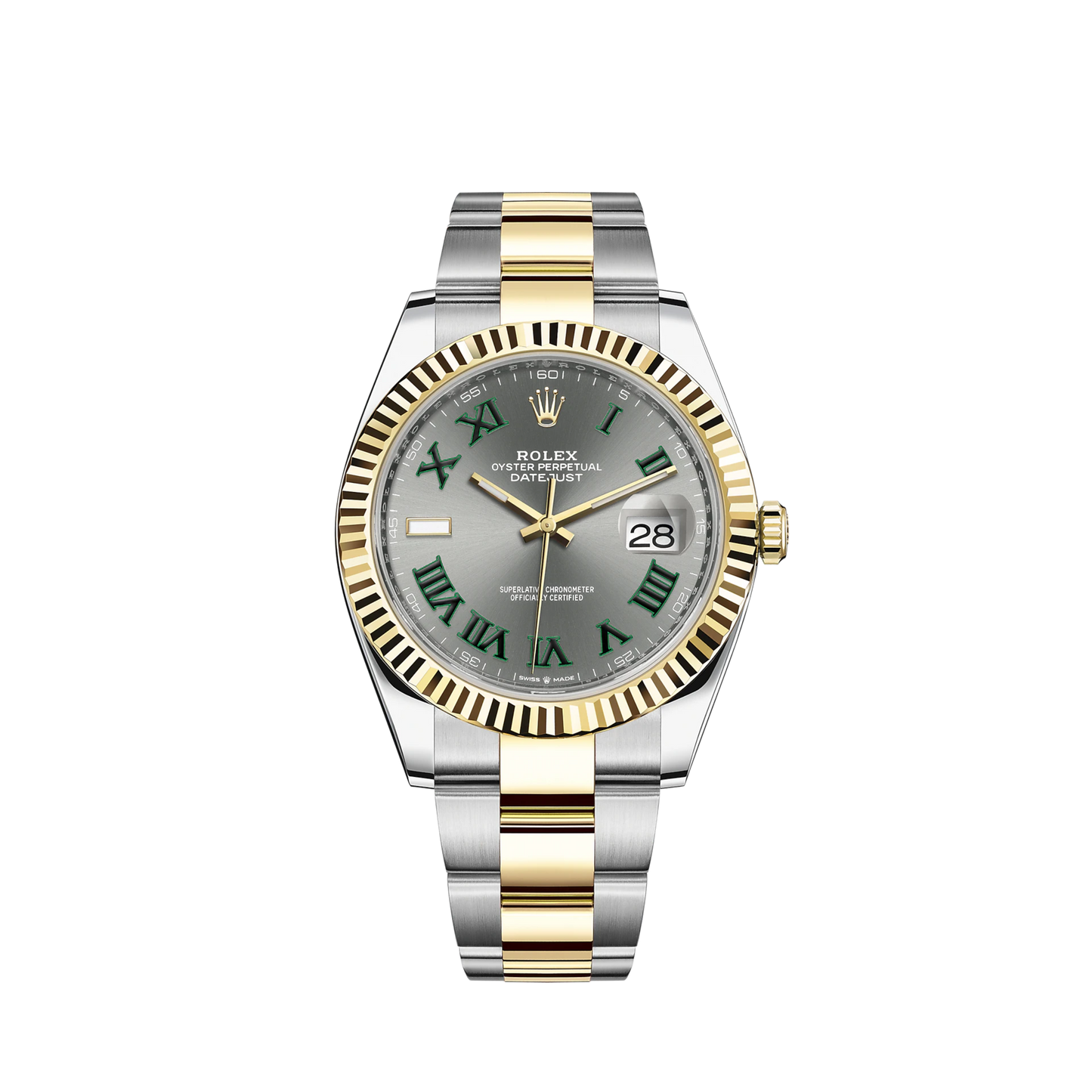 126333-0019 Rolex Datejust Oyster Slate Dial 41mm